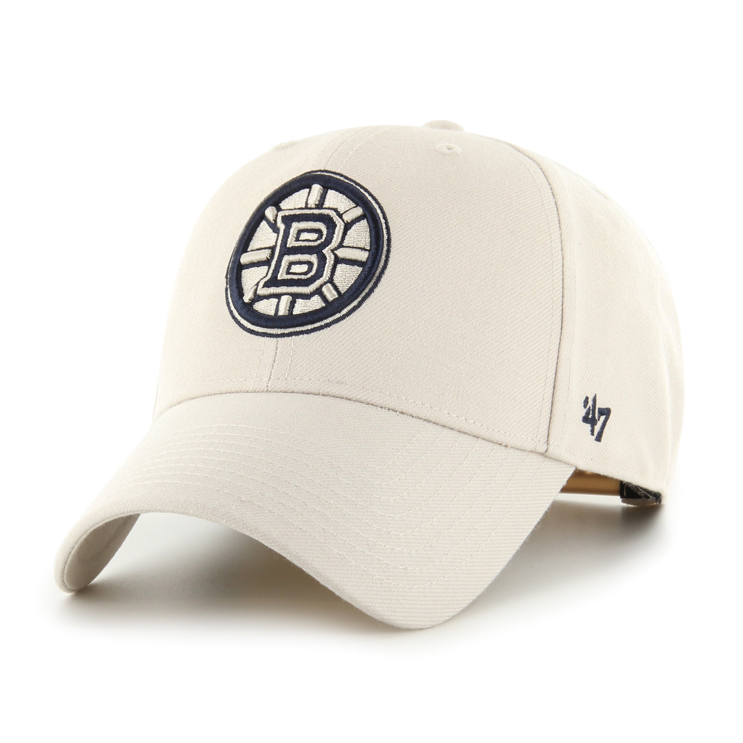 NHL BOSTON BRUINS '47 MVP SNAPBACK CREAM CAP