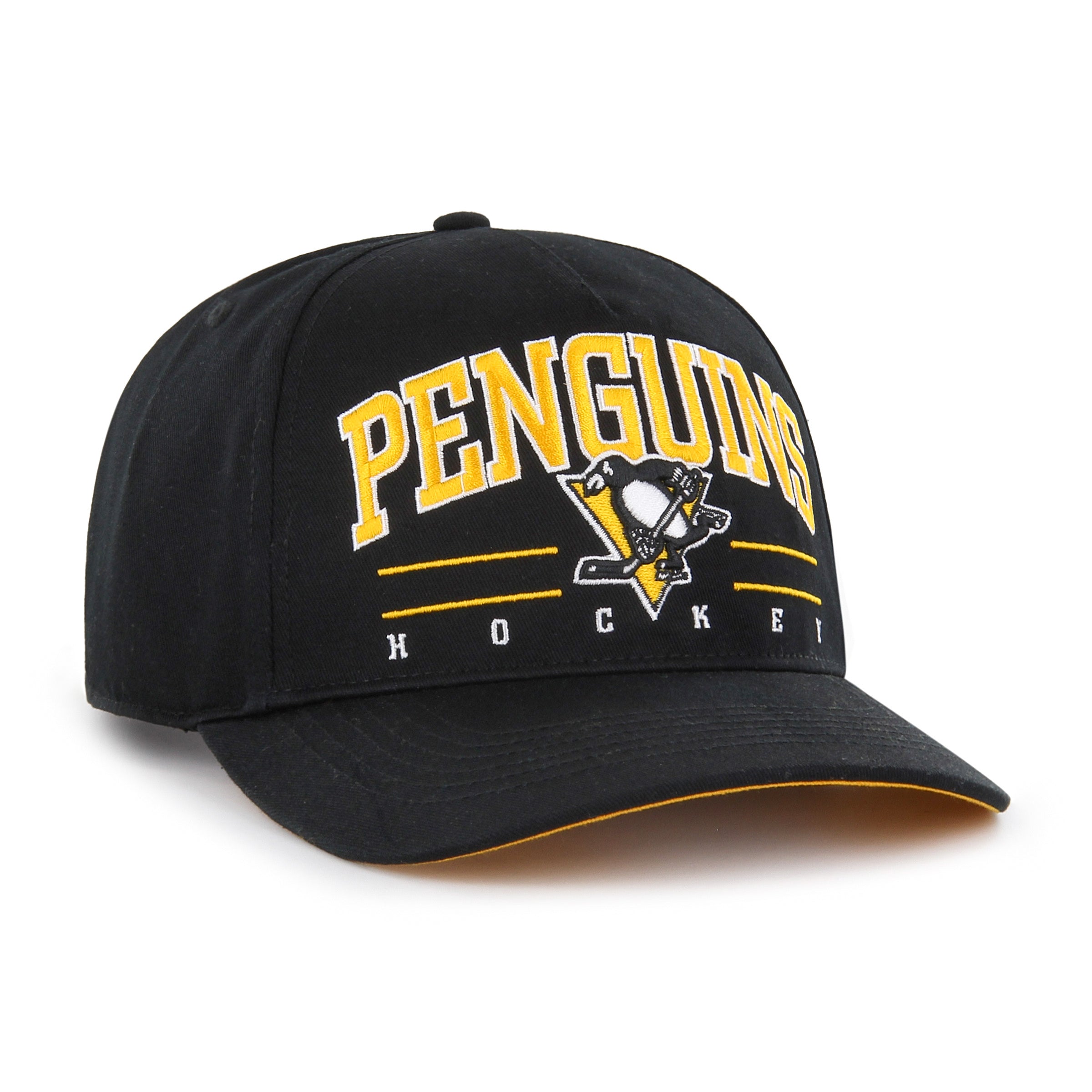 NHL PITTSBURGH PENGUINS ROSCOE '47 HITCH BLACK CAP