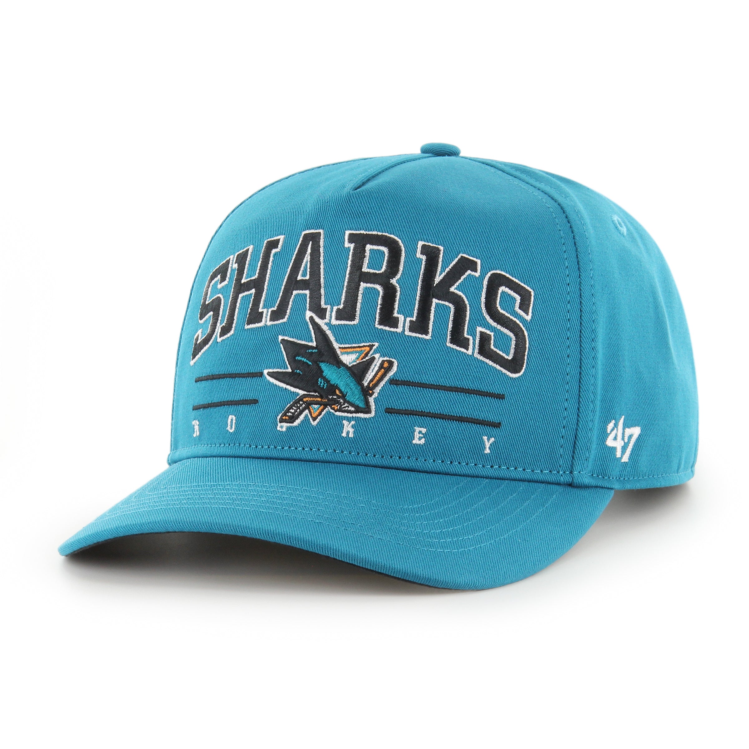 NHL SAN JOSE SHARKS ROSCOE '47 HITCH DARK TEAL CAP