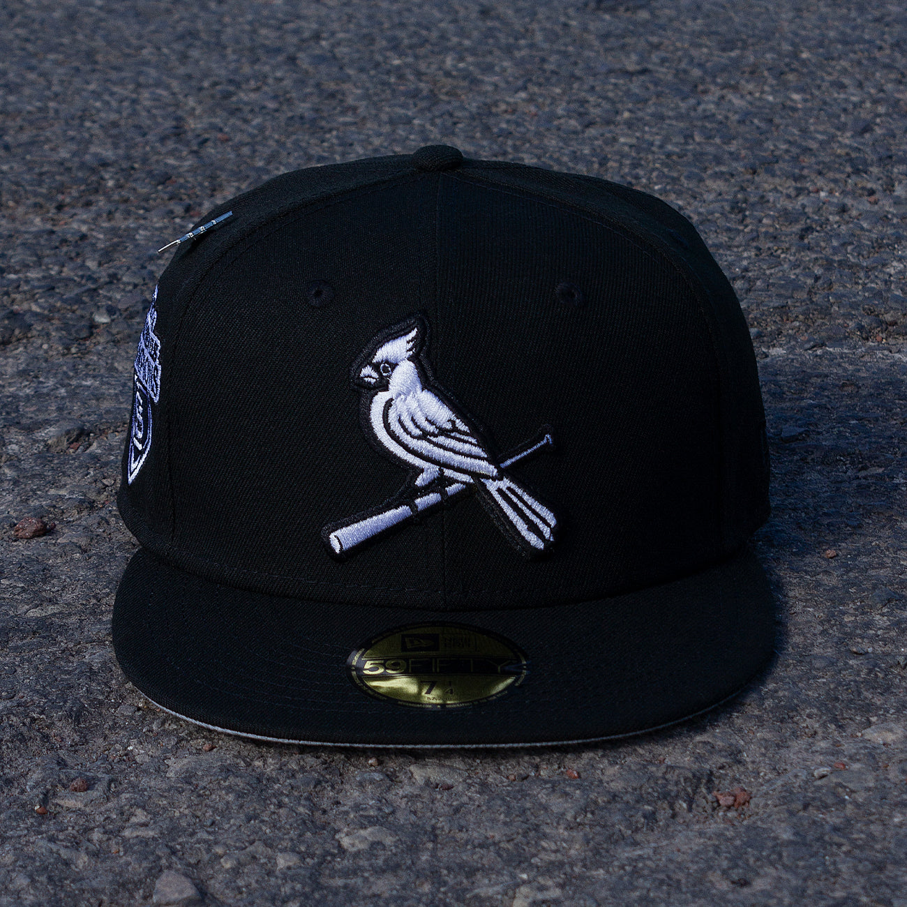  MLB St. Louis Cardinals Black & Gray 59Fifty Fitted Cap,  Black/Gray, 734 : Sports Fan Baseball Caps : Sports & Outdoors