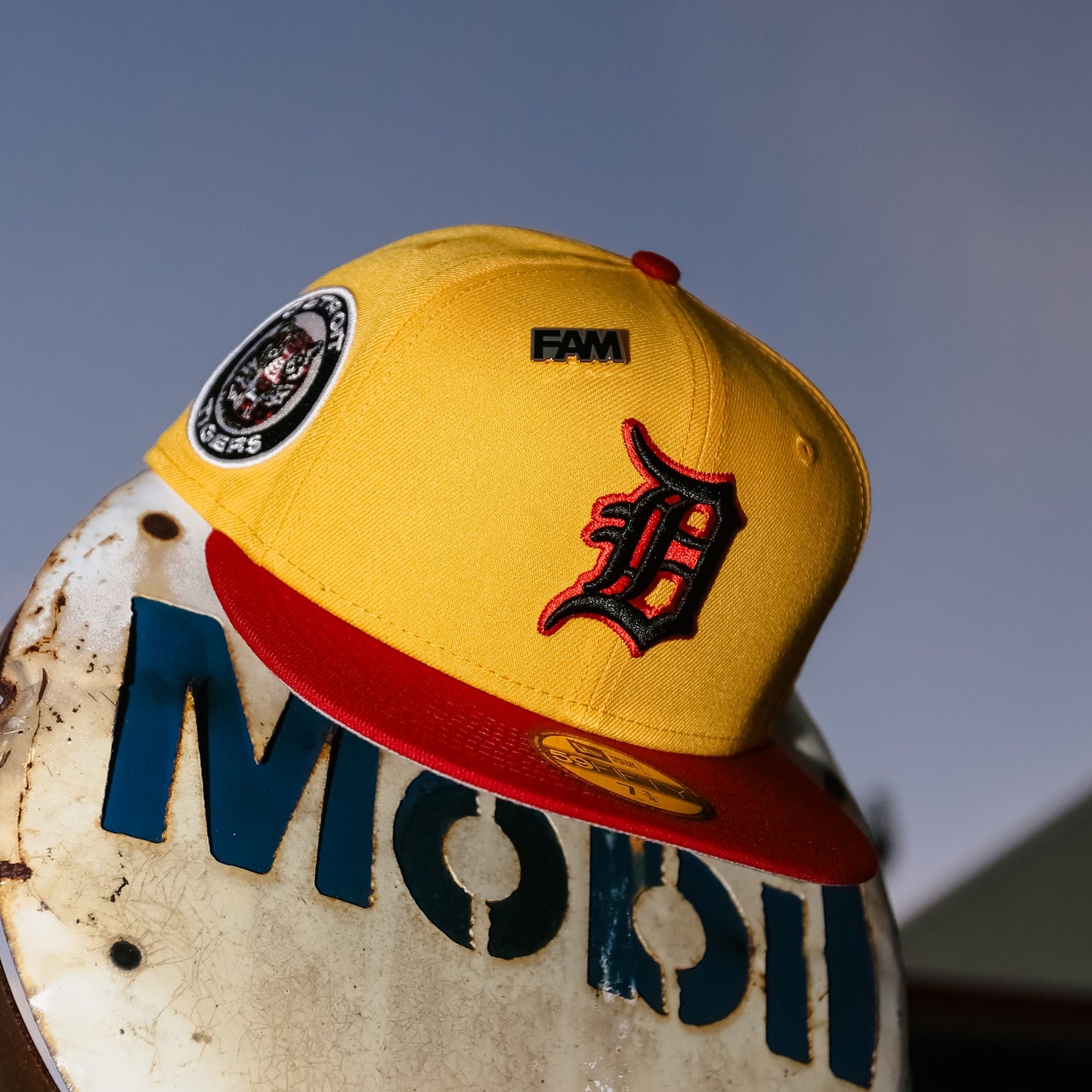 Detroit Tigers and U of M 59FIFTY Fitted Cap by Vintage Detroit Collection