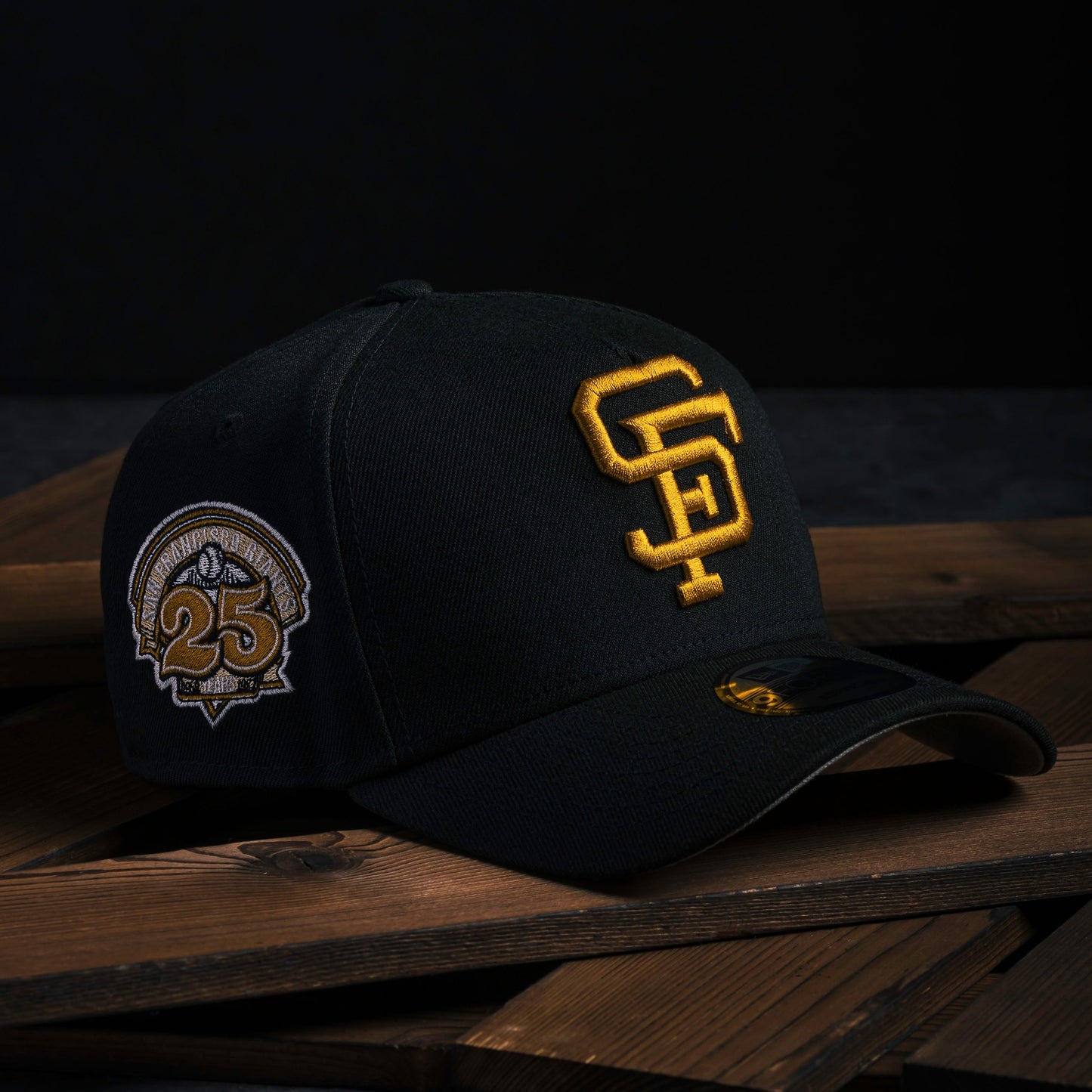 New Era San Francisco Giants Black 9Forty A Frame Snapback Hat, A-FRAME  HATS, CAPS