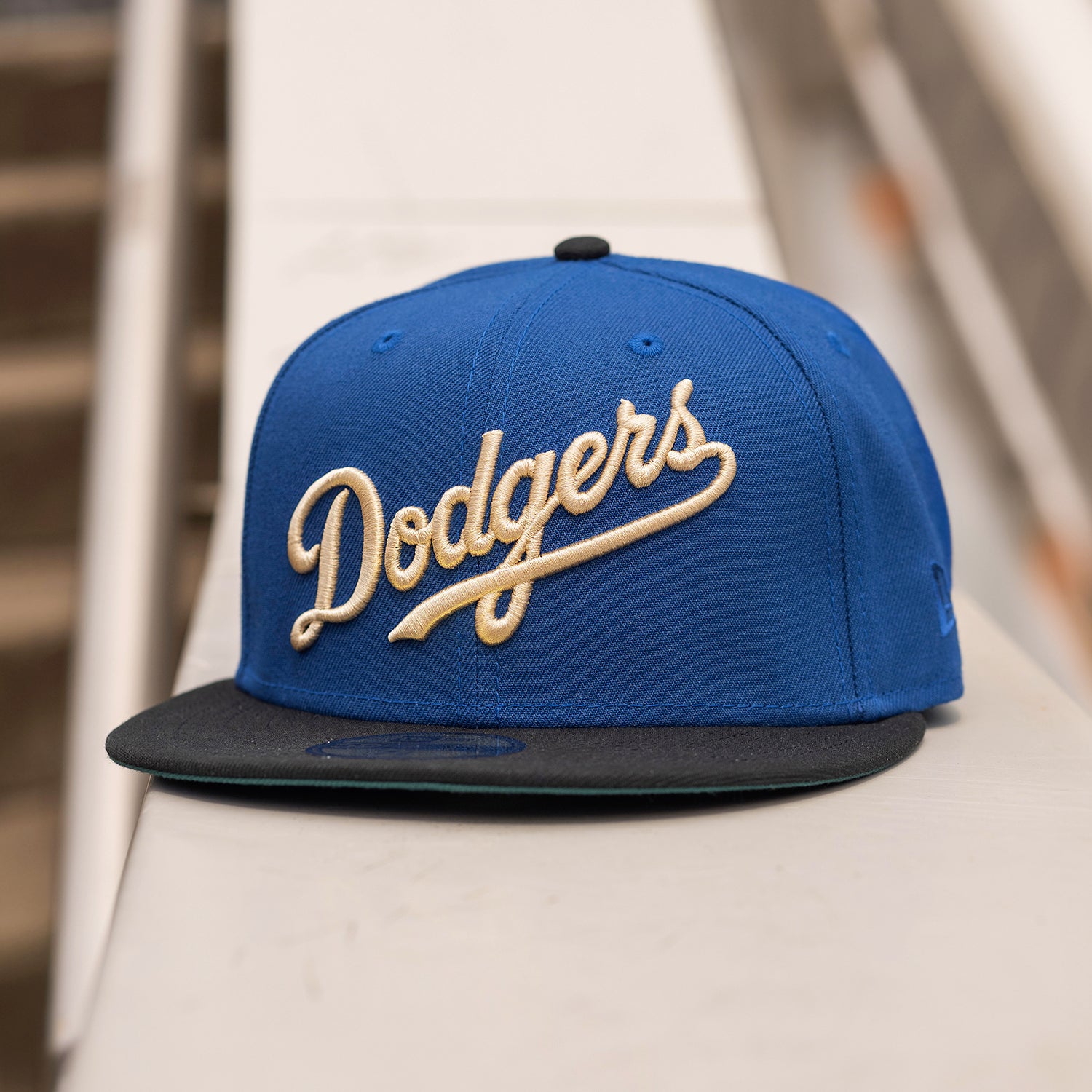 NEW ERA 59FIFTY MLB LOS ANGELES DODGERS 60TH ANNIVERSARY TWO TONE / GREEN UV FITTED CAP