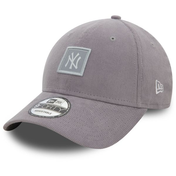 NEW ERA 9FORTY CORD PATCH MLB NEW YORK YANKEES GREY CAP