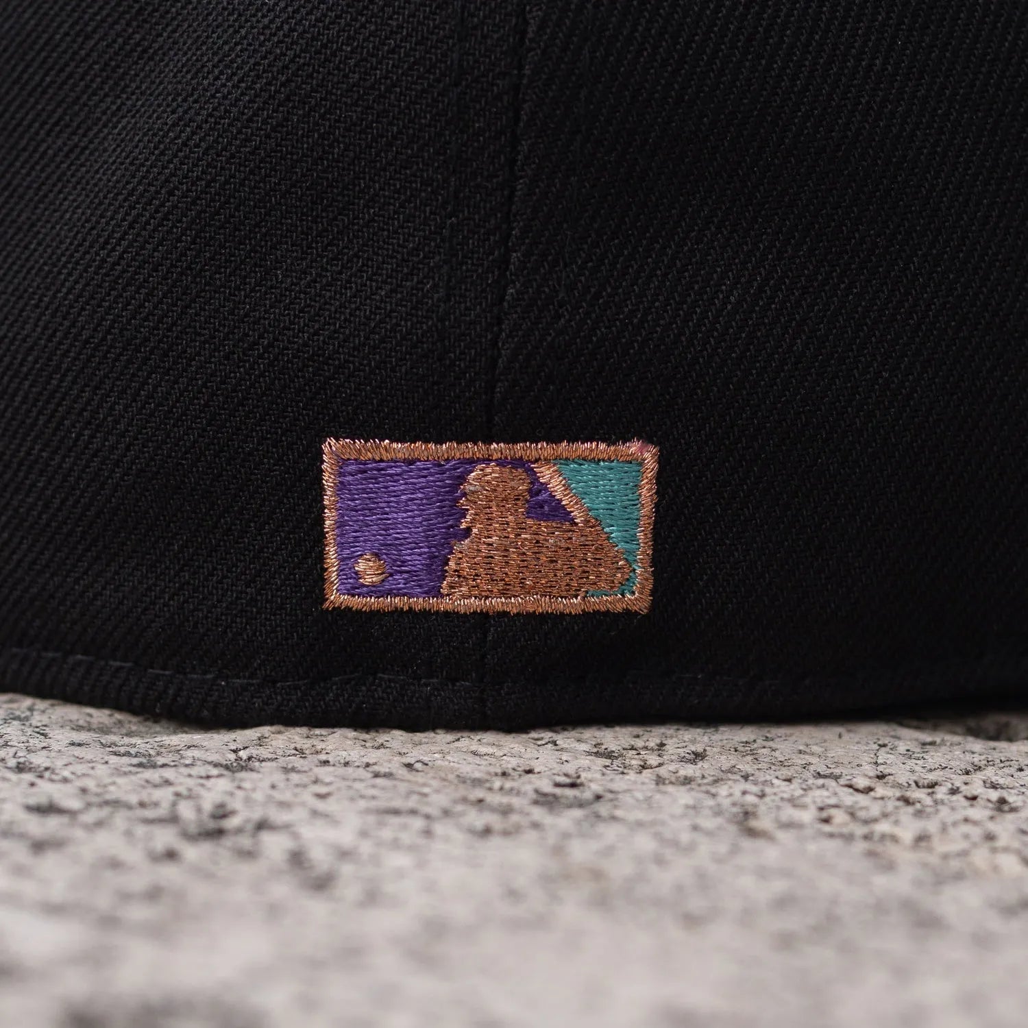 NEW ERA 59FIFTY MLB ARIZONA DIAMONDBACKS SATIN LINED BLACK/ BRONZE UV