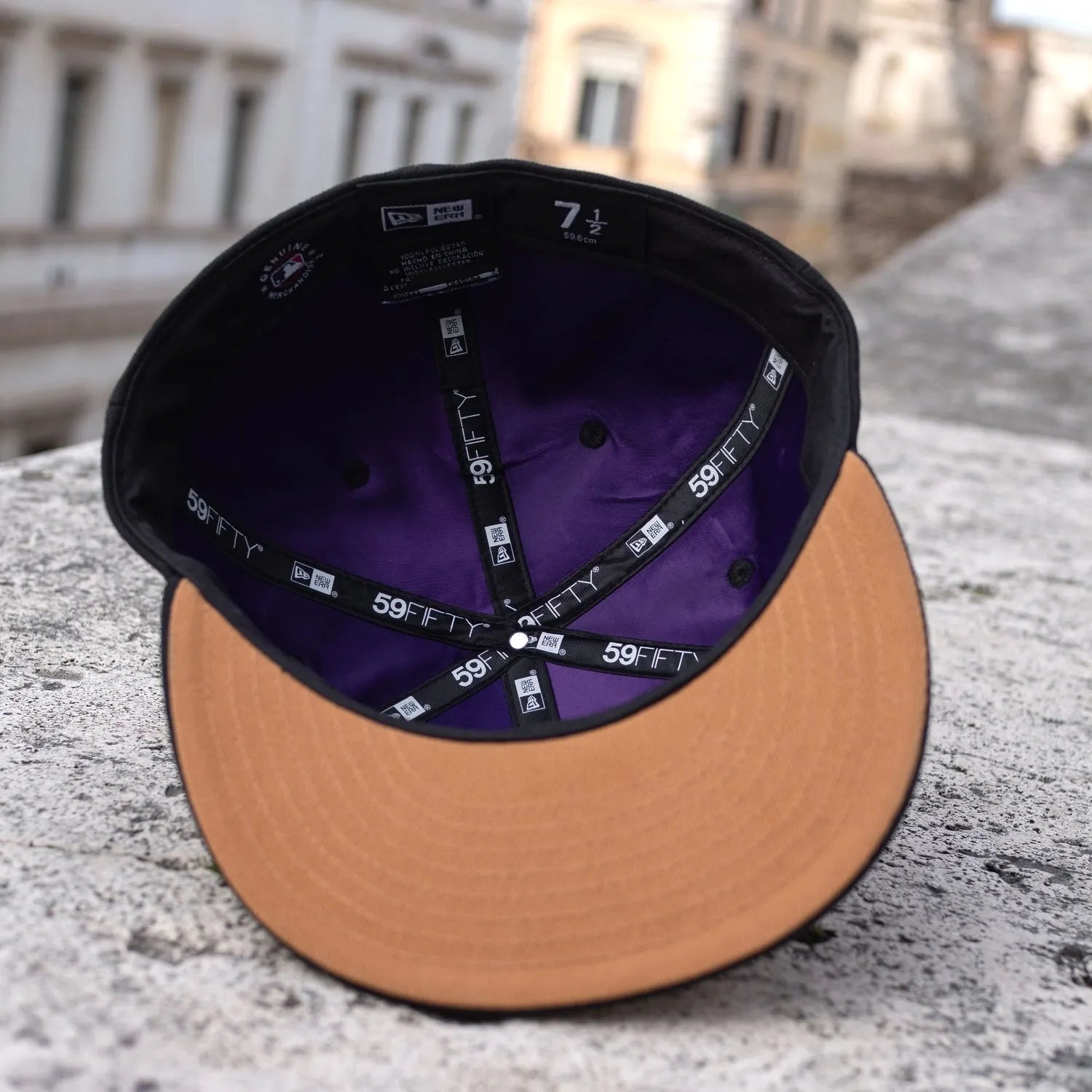 NEW ERA 59FIFTY MLB ARIZONA DIAMONDBACKS SATIN LINED BLACK/ BRONZE UV