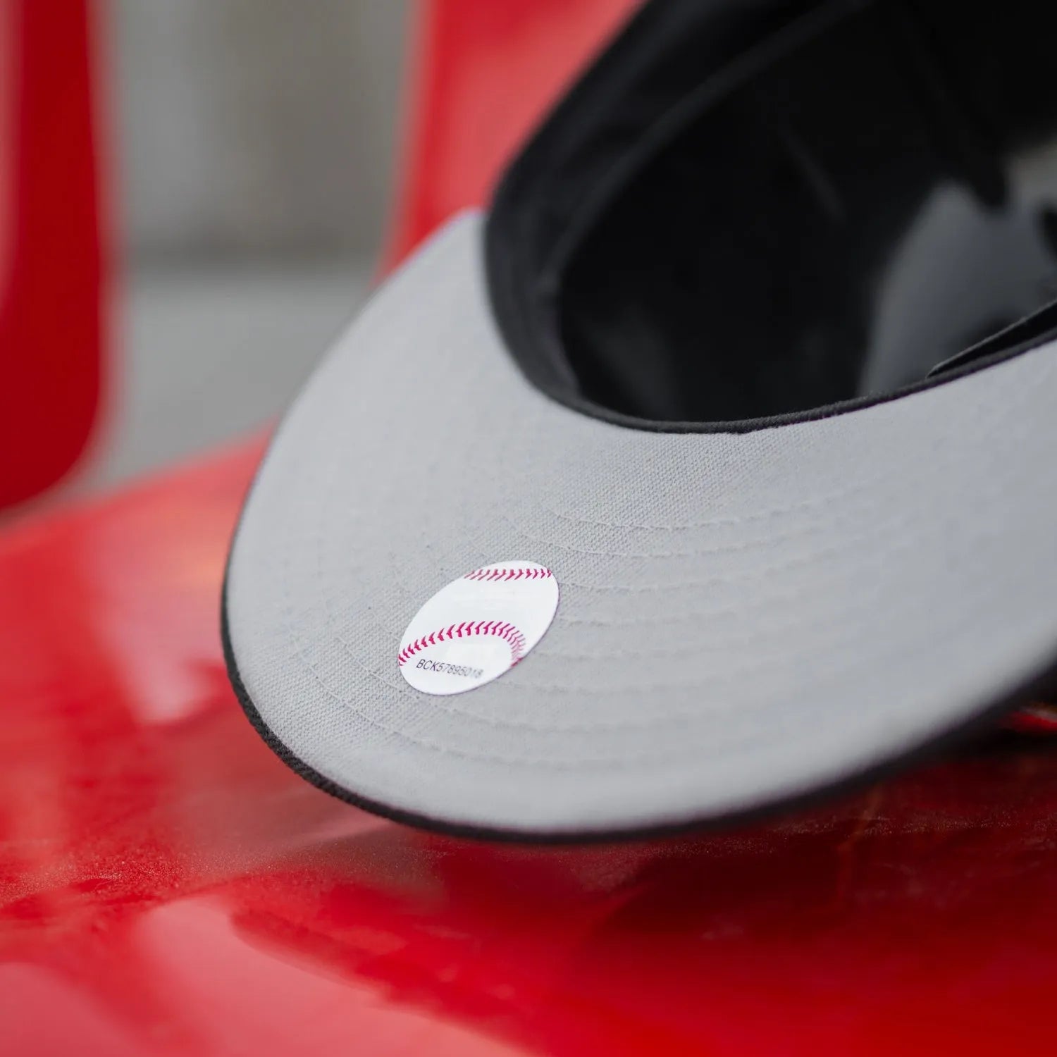 NEW ERA 59FIFTY MLB ANAHEIM ANGELS UPSIDE DOWN BLACK / GREY UV FITTED CAP