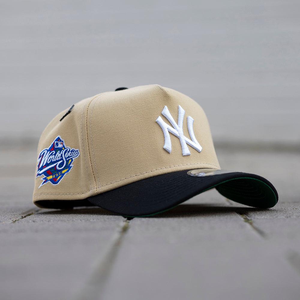 NEW ERA 9FORTY A-FRAME MLB NEW YORK YANKEES WORLD SERIES 1998 TWO TONE / KELLY GREEN UV SNAPBACK - FAM