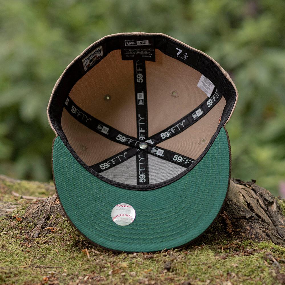 New Era 59FIFTY Los Angeles Angels City Connect Patch Hat - Tan, Green Tan/Green / 7