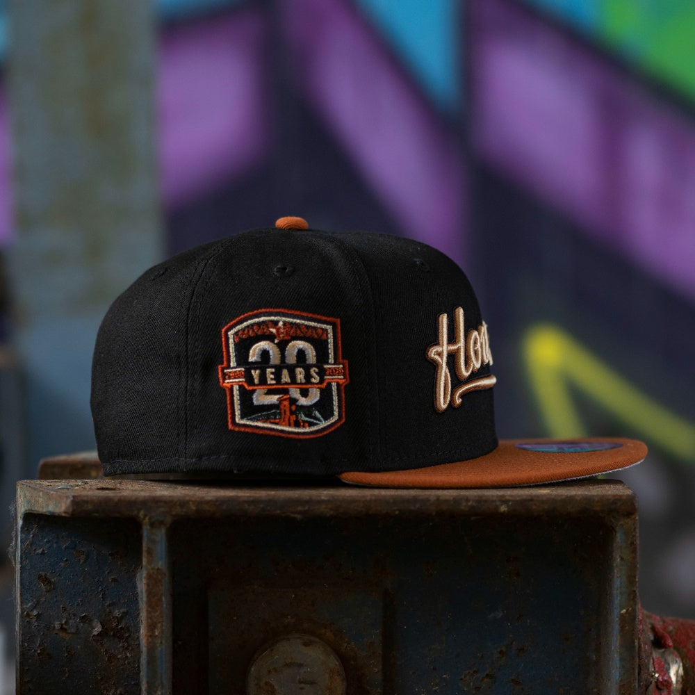 NEW ERA 59FIFTY MLB HOUSTON ASTROS 20TH ANNIVERSARY TWO TONE / GREY UV  FITTED CAP