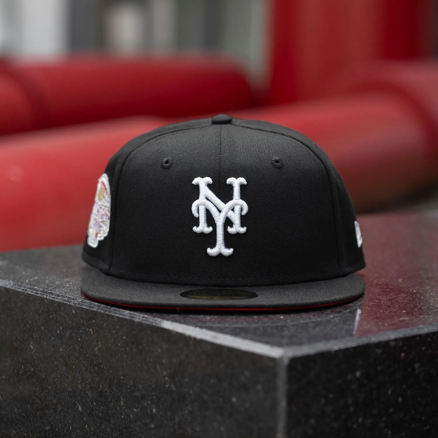 All black mets hat online