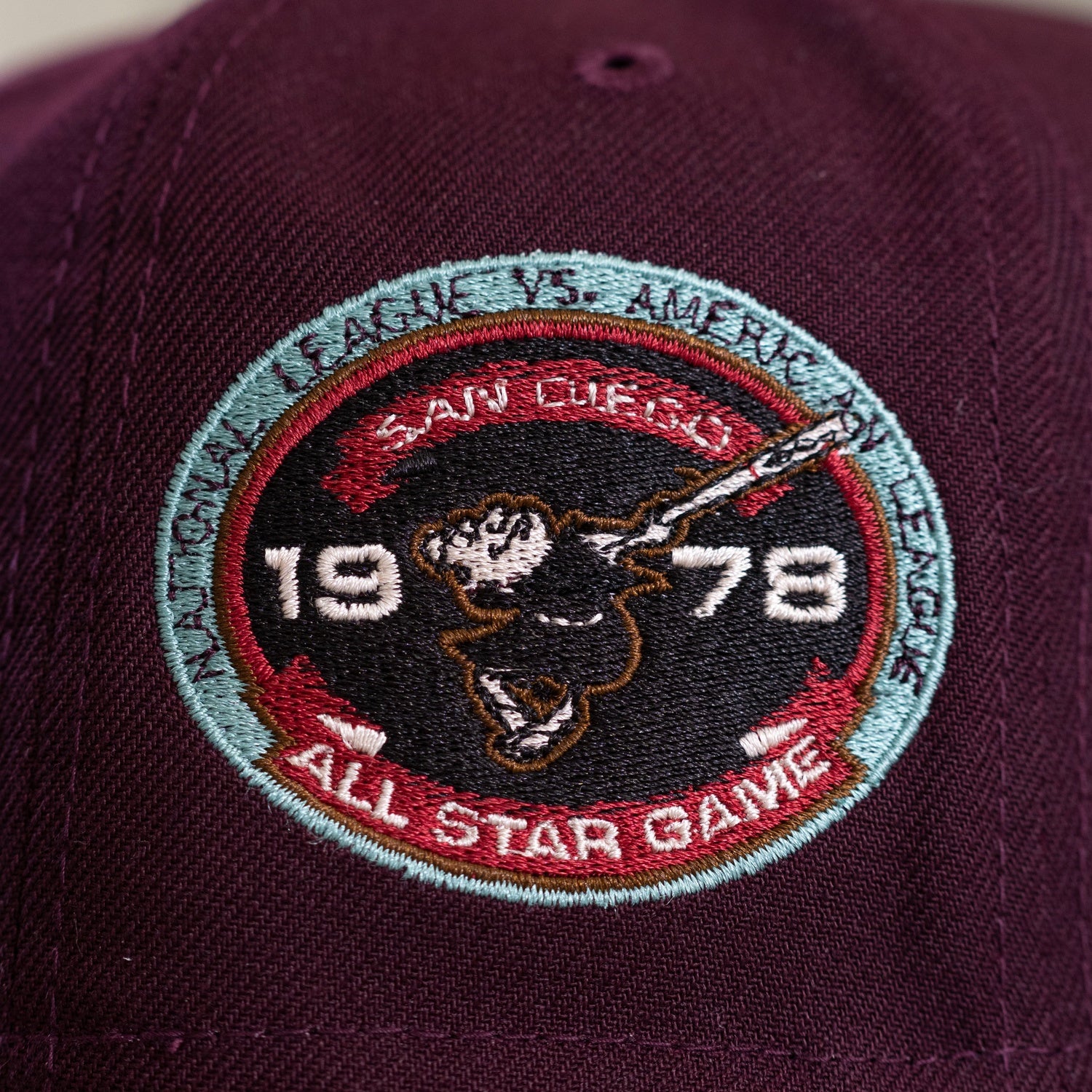 San Diego Padres Brown with Pink UV and Sweatband 1978 All Star Game  Sidepatch 5950 Fitted Hat – Fan Treasures