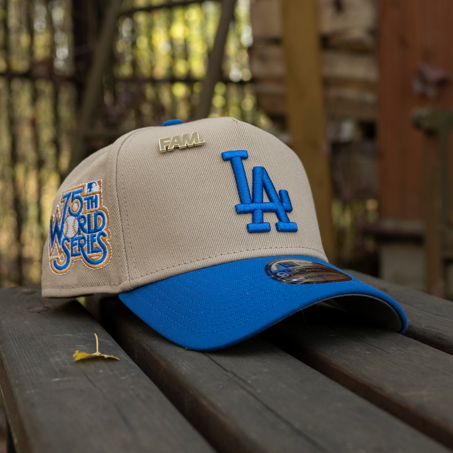 NEW ERA 9FORTY LOS ANGELES DODGERS 75TH WORLD SERIES TWO TONE / GREY UV TRUCKER