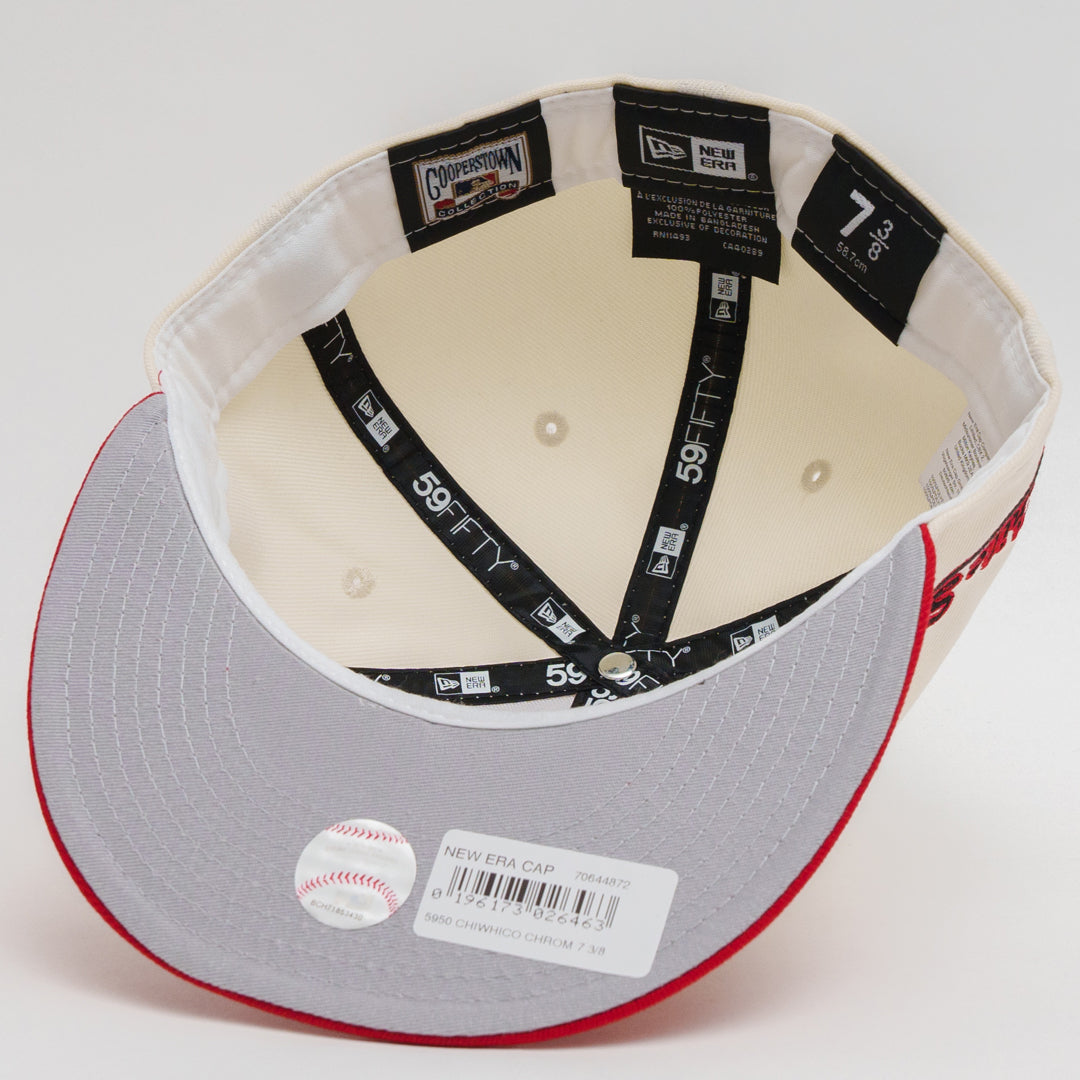 NEW ERA 59FIFTY MLB CHICAGO WHITE SOX TWO TONE / GREY UV FITTED