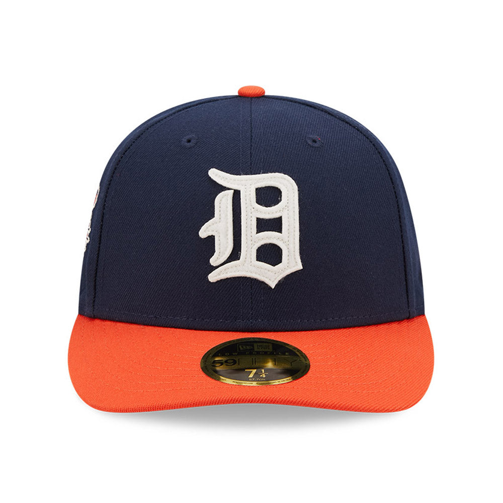 NEW ERA 59FIFTY LOW PROFILE MLB DETROIT TIGERS COOPERSTOWN TWO TONE / GREY  UV FITTED CAP