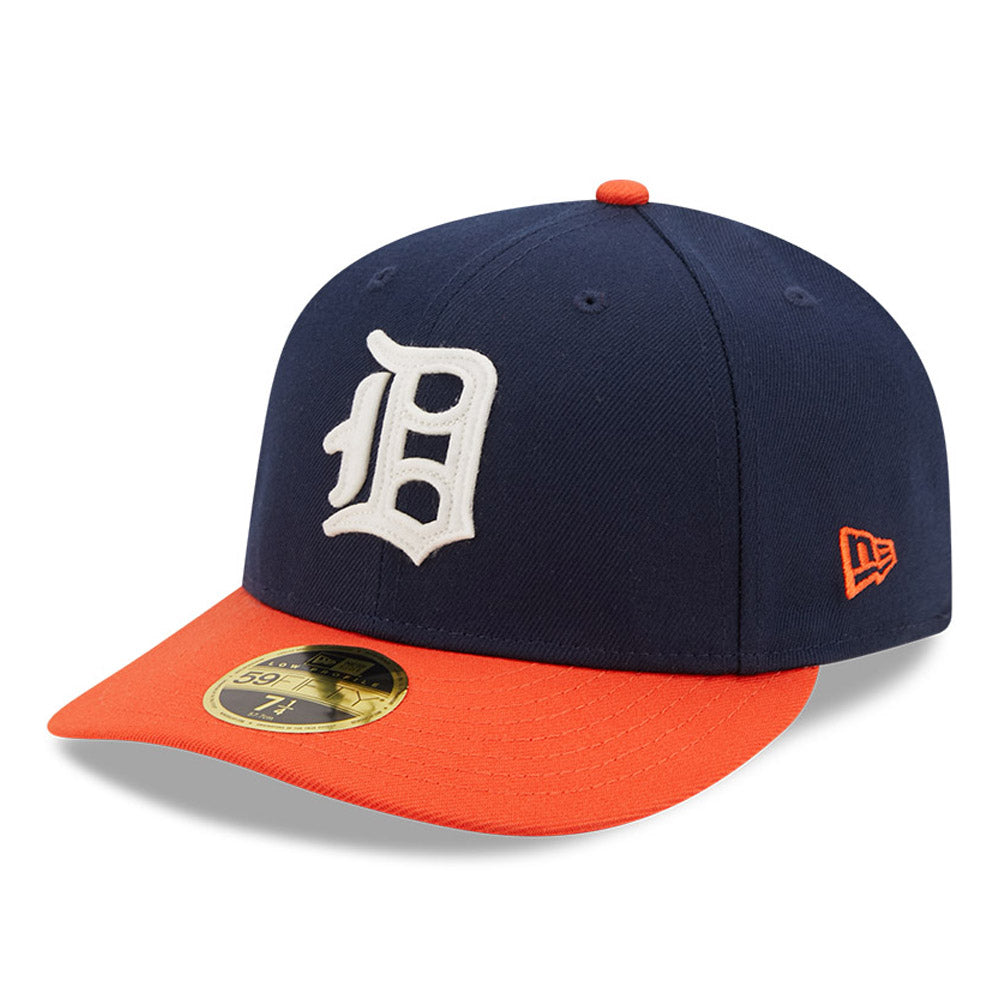 NEW ERA 59FIFTY LOW PROFILE MLB DETROIT TIGERS COOPERSTOWN TWO TONE / GREY  UV FITTED CAP