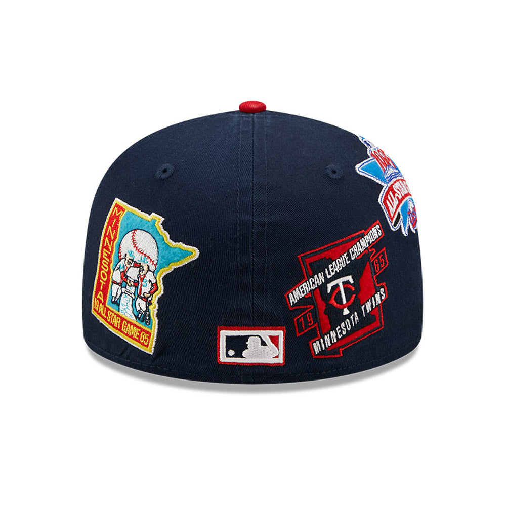 NEW ERA 59FIFTY MLB MINNESOTA TWINS COOPERSTOWN NAVY / KELLY GREEN UV FITTED CAP