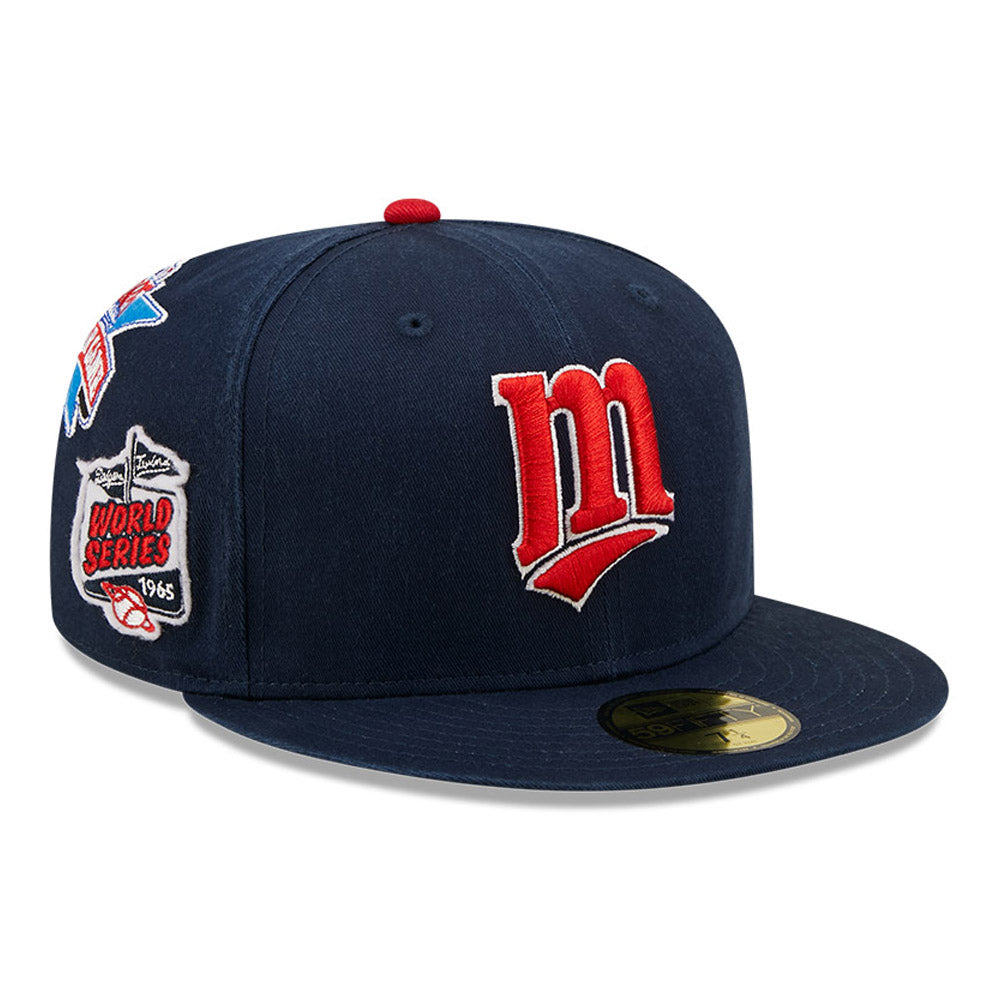 NEW ERA 59FIFTY MLB MINNESOTA TWINS COOPERSTOWN NAVY / KELLY GREEN UV FITTED CAP