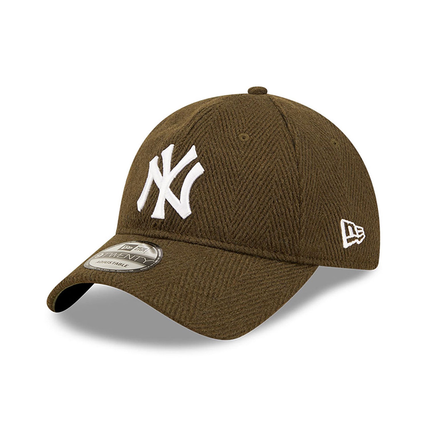 NEW ERA 9TWENTY MLB NEW YORK YANKEES HERRINGBONE OLIVE CAP