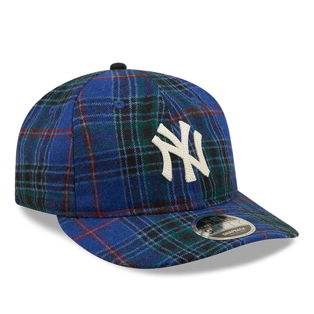 NEW ERA 9FIFTY MLB NEW YORK YANKEES PLAID OPEN MARKET RETRO CROWN