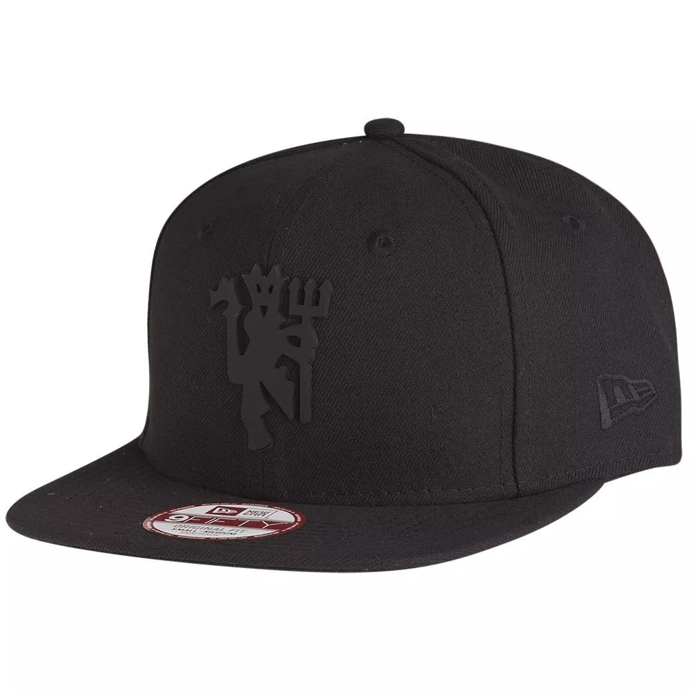 NEW ERA 9FIFTY NEW ERA MANCHESTER UNITED BLACK / BLACK UV SNAPBACK CAP