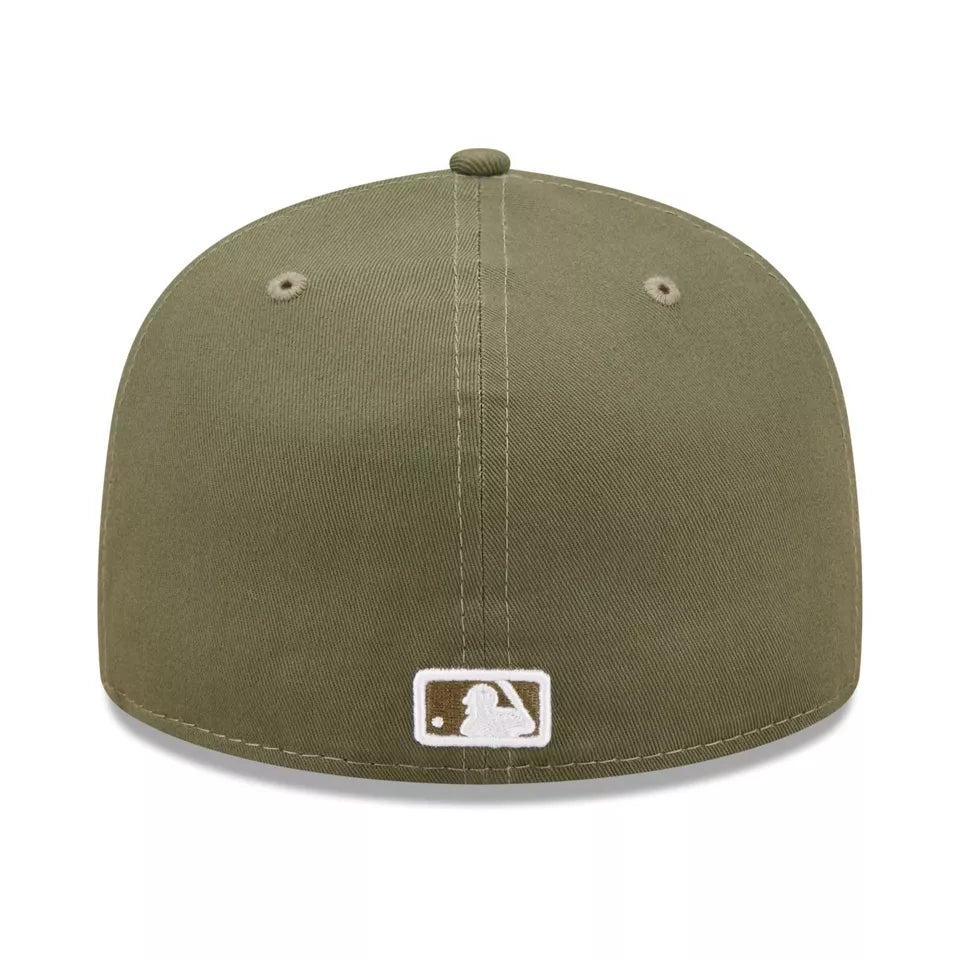 NEW ERA 59FIFTY MLB NEW YORK YANKEES OLIVE FITTED CAP