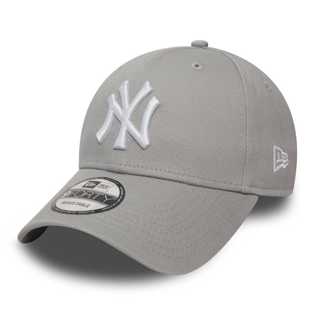 NEW ERA 9FORTY LEAGUE ESSENTIAL NEW YORK YANKEES GREY CAP - FAM