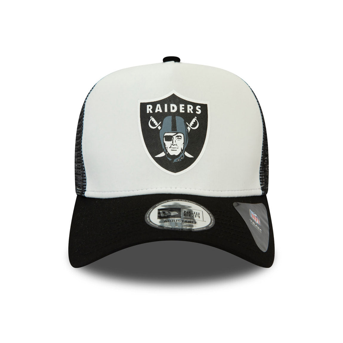 Oakland Raiders New Era NFL 9FIFTY 950 Mesh Trucker Snapback Cap Hat B –  Capland