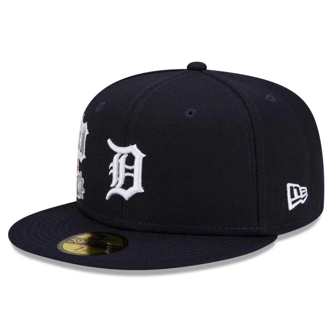 NEW ERA 59FIFTY MLB DETROIT TIGERS CITY PATCH NAVY/ GREY UV - FAM