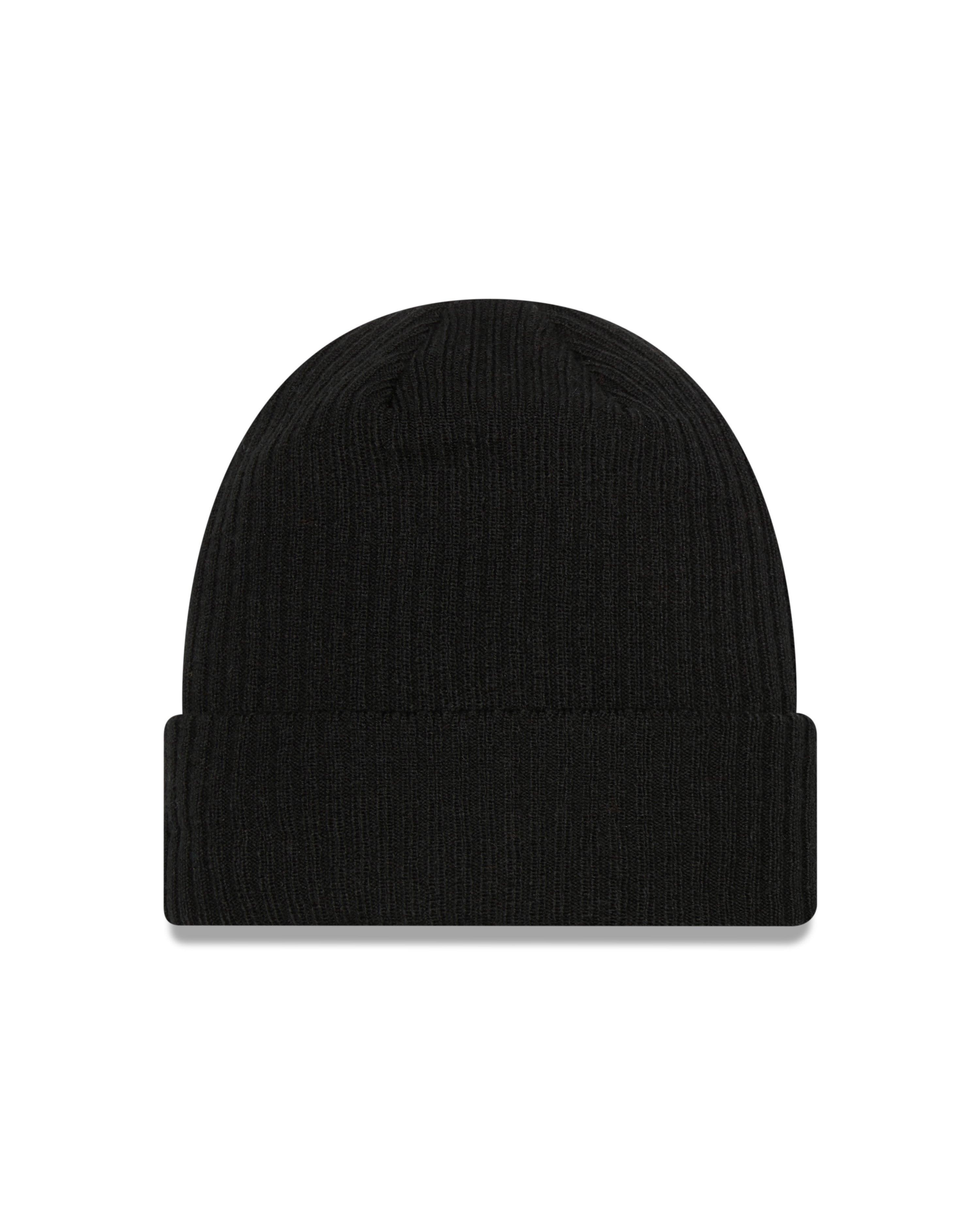 NEW ERA COLOUR BLACK CUFF KNIT - FAM