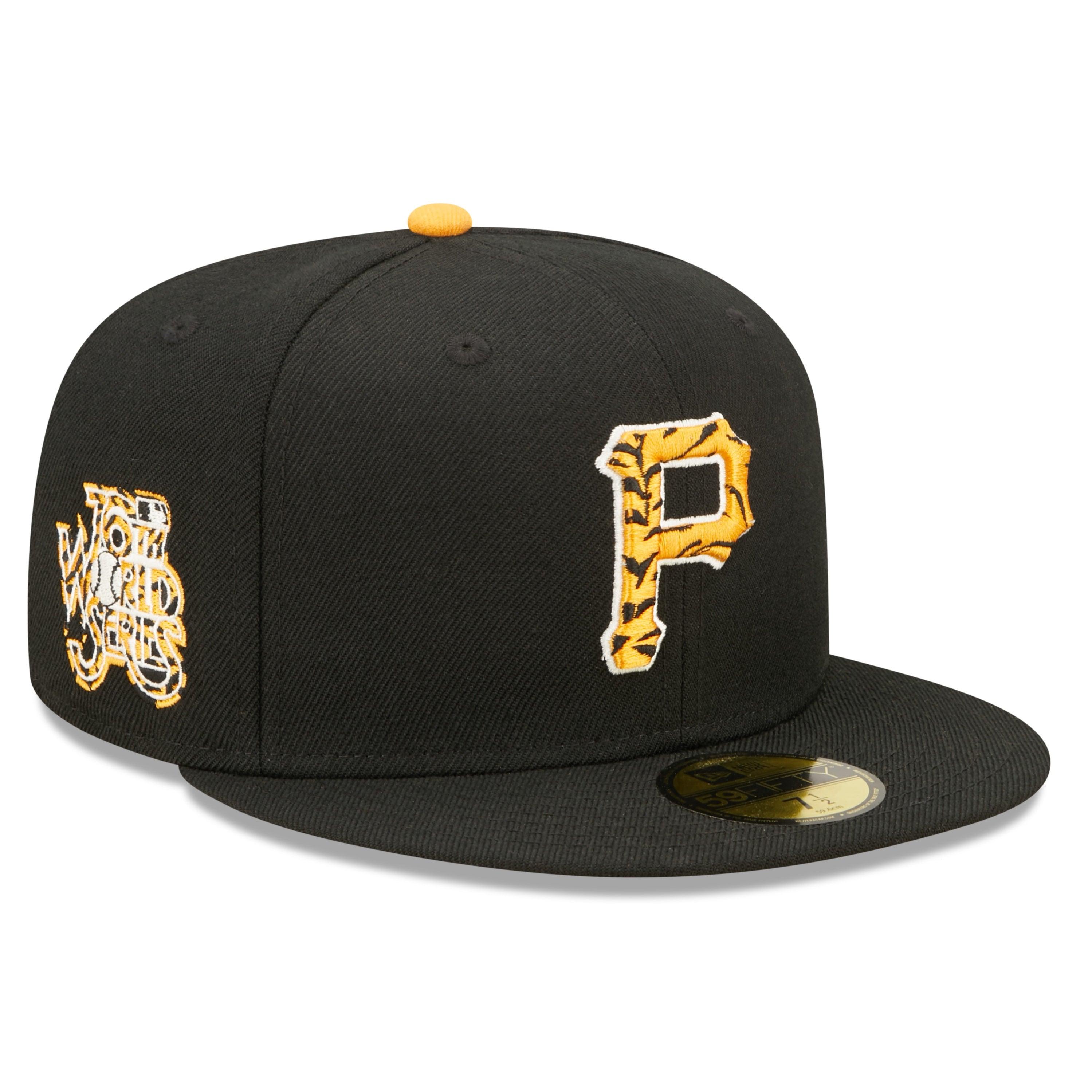 NEW ERA 59FIFTY WORLD SERIES 1976 MLB PITTSBURGH PIRATES TIGERFILL FITTED CAP - FAM