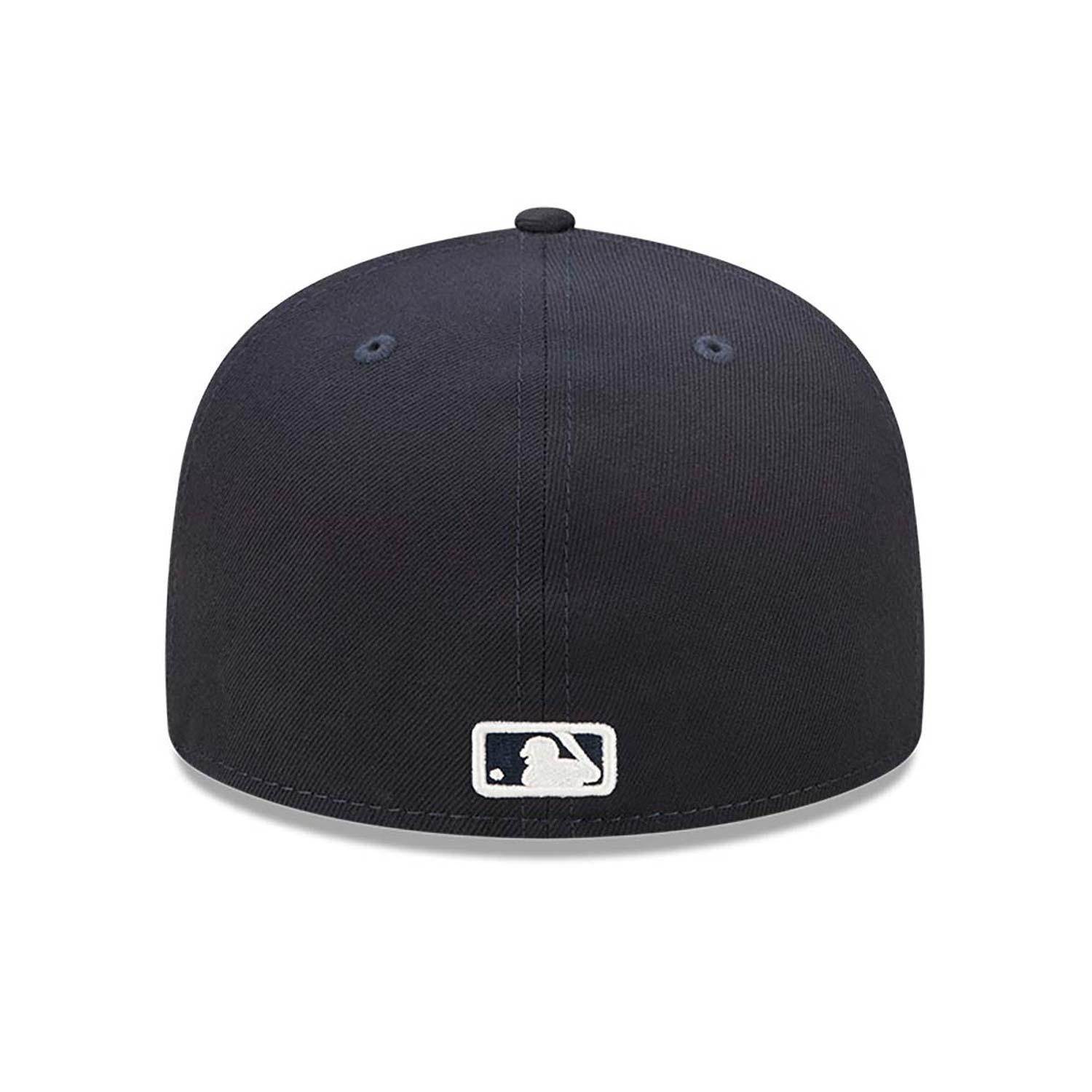 NEW ERA 59FIFTY MLB LEAGUE NEW YORK YANKEES TEAM NAVY FITTED CAP - FAM