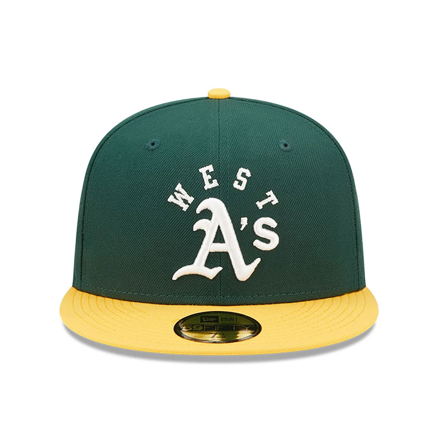 Official New Era Oakland Athletics MLB 2-Tone Yellow B59FIFTY Fitted Cap  B5196_283 B5196_283