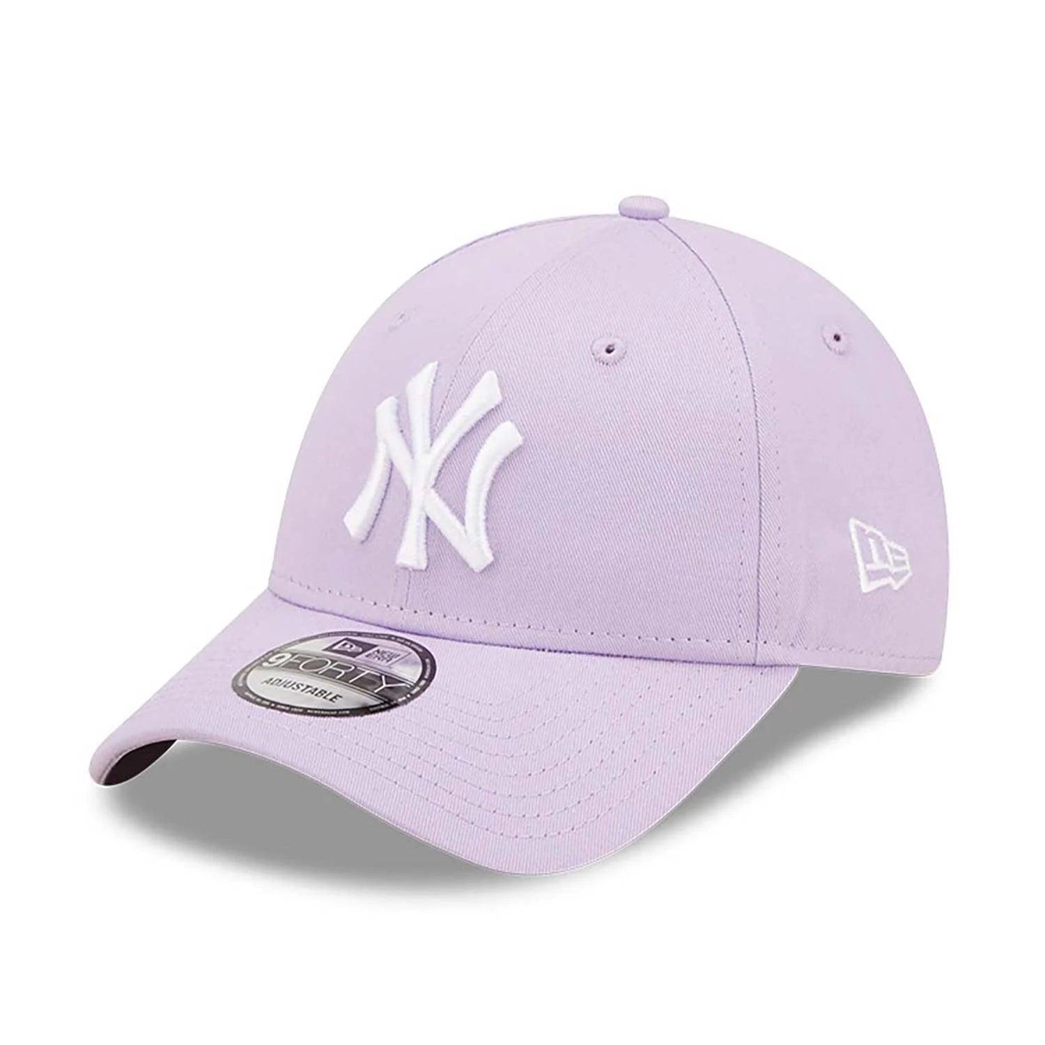 NEW ERA 9FORTY MLB LEAGUE ESSENTIAL NEW YORK YANKEES PURPLE CAP - FAM