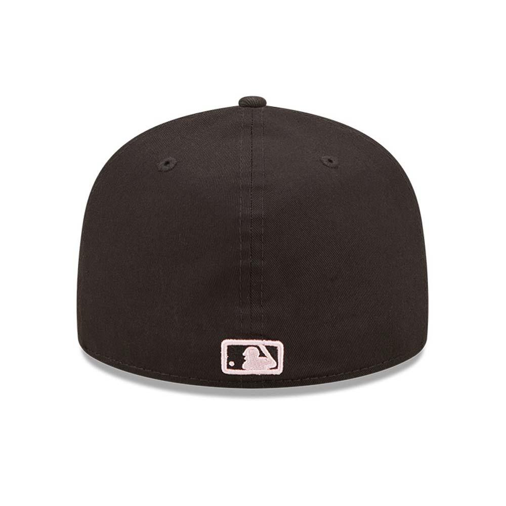 NEW ERA 59FIFTY MLB LEAGUE NEW YORK YANKEES TEAM BLACK FITTED CAP - FAM