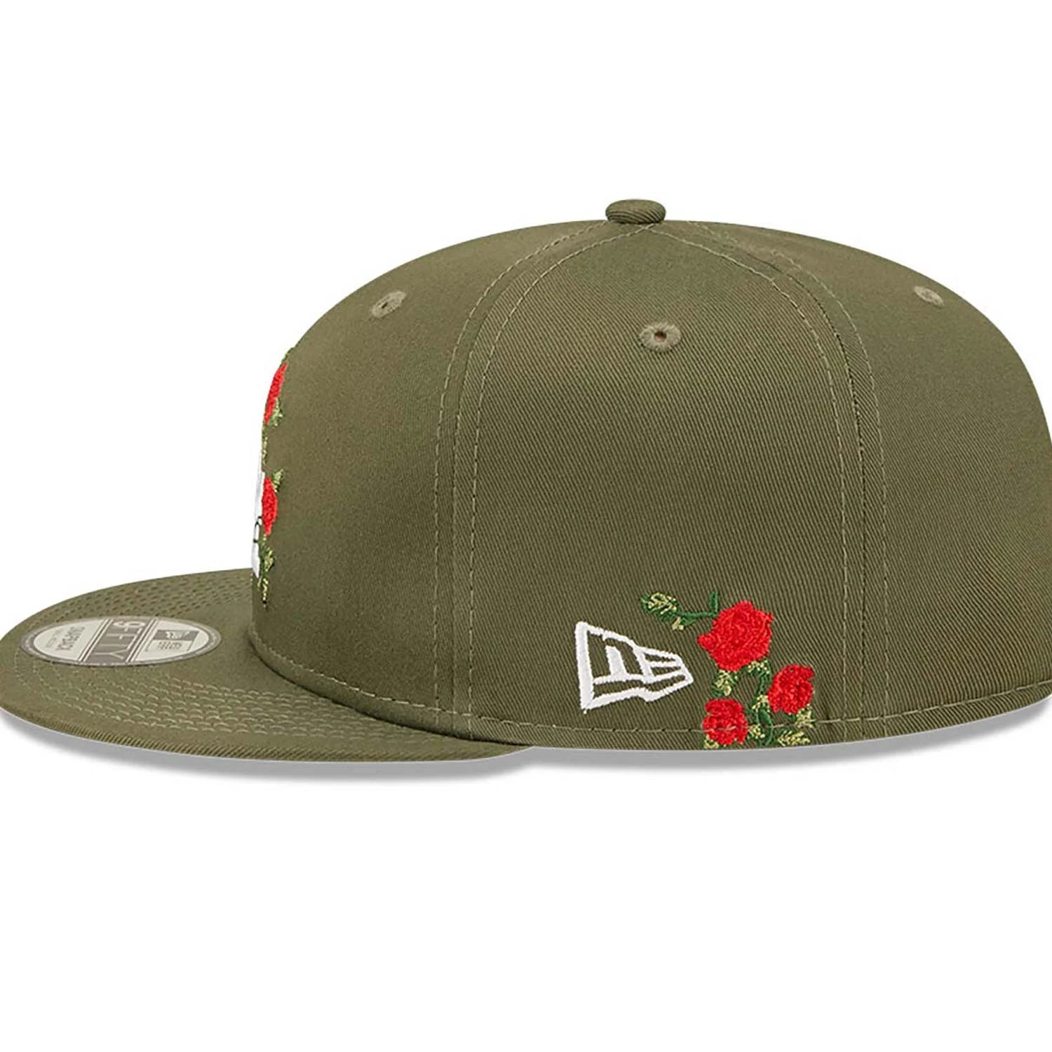 Los Angeles Dodgers White Floral 9Fifty New Era Fits Snapback Hat