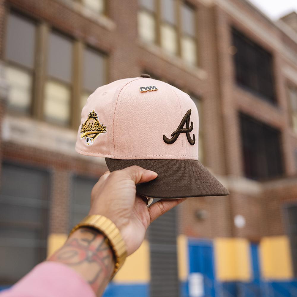 Atlanta Braves WORLD SERIES SIDE PATCH Fitted Hat by New Era