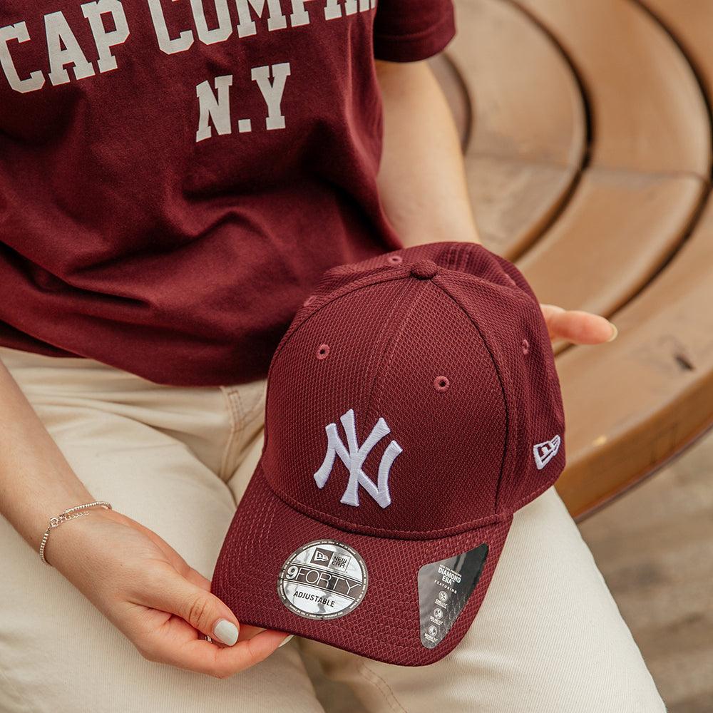 12523905 9FORTY DIAMOND ERA NEW YORK YANKEES MAROON CAP