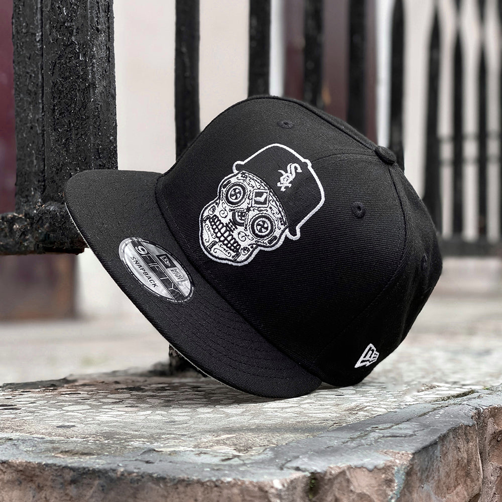 New-era-9fifty-mlb-chicago-white-spx-sugar-skull-snapback