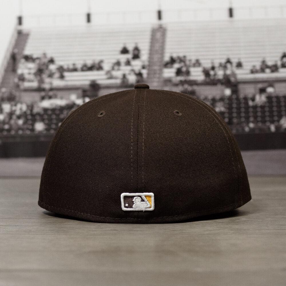 New Era 59FIFTY San Diego Padres Ace Fitted Hat Chrome White Black Metallic Silver
