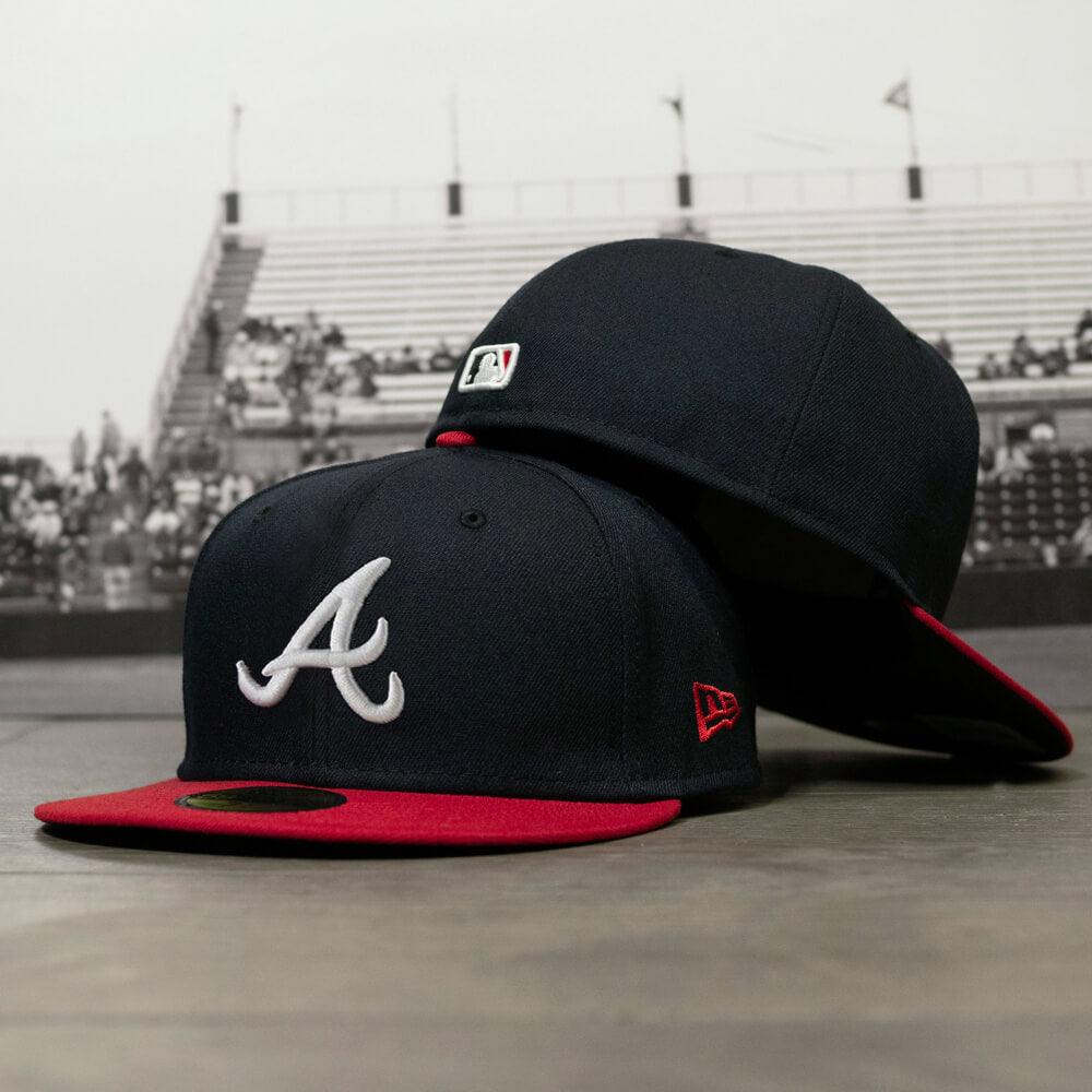 NEW ERA 59FIFTY MLB AUTHENTIC ATLANTA BRAVES TEAM FITTED CAP - FAM