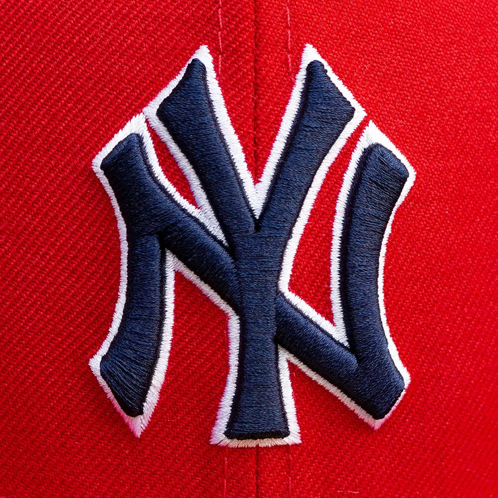 NEW ERA 59FIFTY MLB NEW YORK YANKEES NOOKIE EDITION RED / GREY UV FITTED CAP