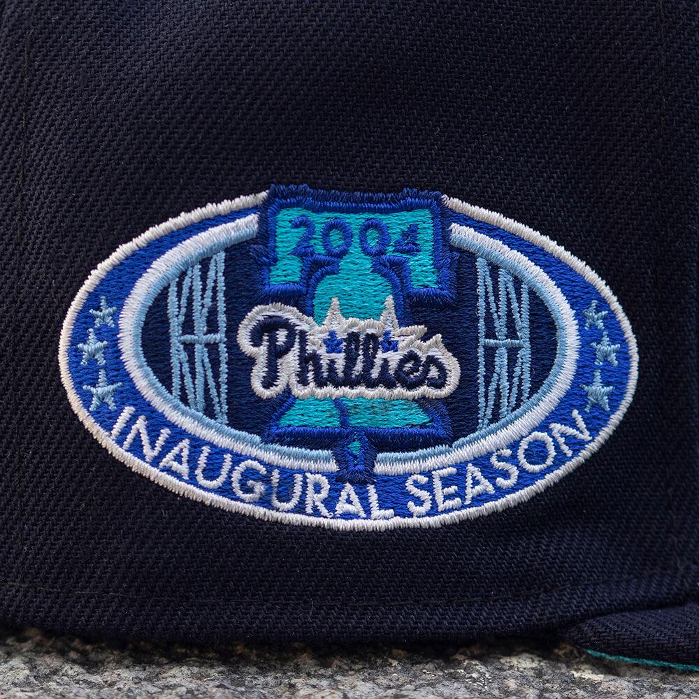 Philadelphia Phillies Distressed 1925 Logo Atlas Blue Long Sleeve