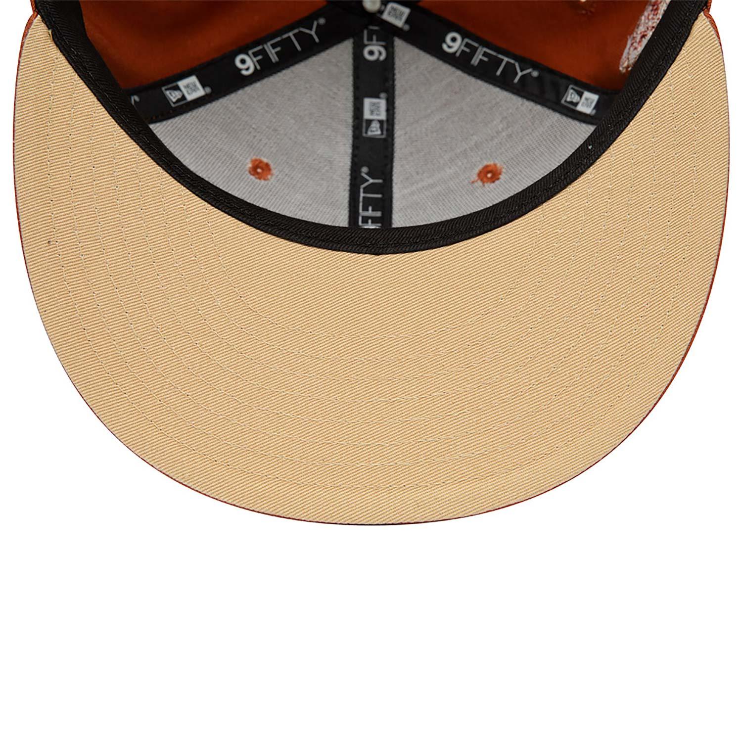 NEW ERA 9FIFTY SIDE PATCH DETROIT TIGERS RUST SNAPBACK - FAM