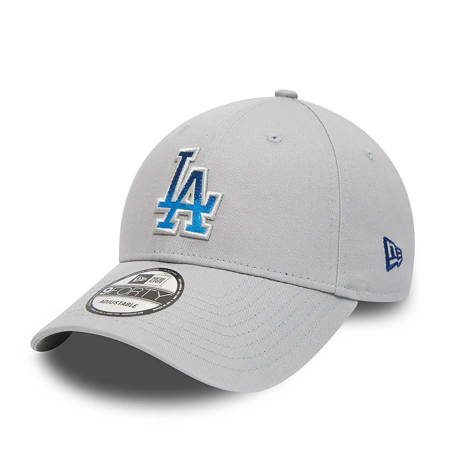 NEW ERA 9FORTY MLB INFILL LOS ANGELES DODGERS GREY CAP - FAM