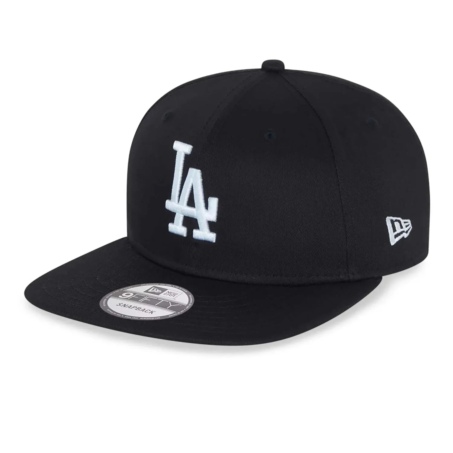 NEW ERA 9FIFTY LEAGUE ESSENTIAL LOS ANGELES DODGERS BLACK SNAPBACK