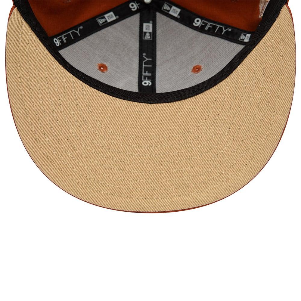 NEW ERA 9FIFTY SIDE PATCH LOS ANGELES DODGERS RUST SNAPBACK - FAM