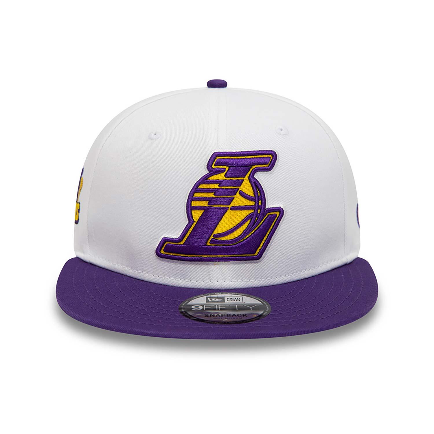 New era 60358013 White Crown Team 9Fifty Los Angeles Lakers Cap White