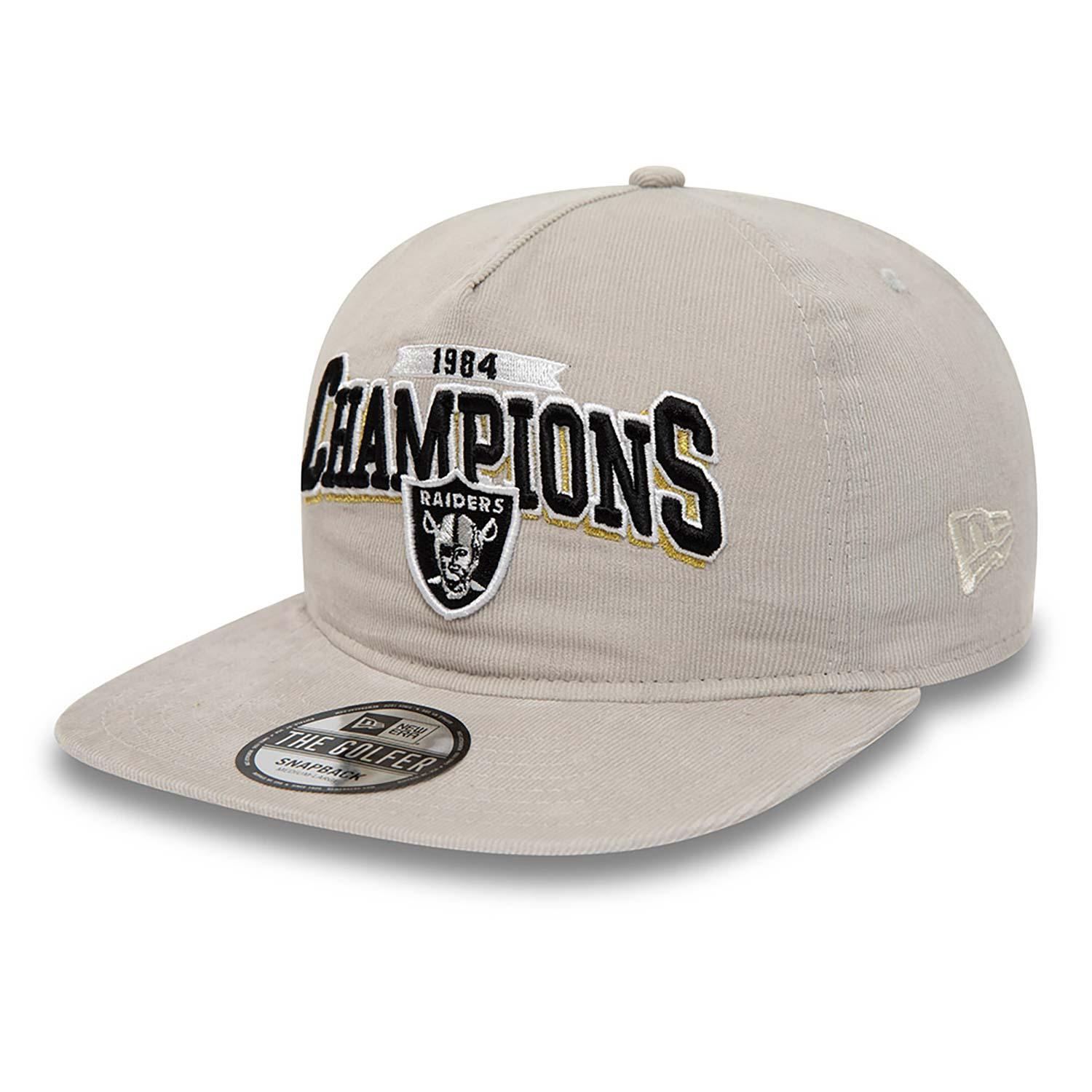 NEW ERA LEAGUE CHAMPIONS GOLFER LAS VEGAS RAIDERS CAP - FAM