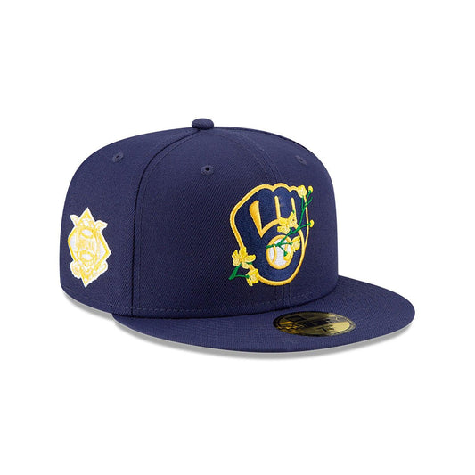 Milwaukee Brewers Cerveceros Chrome Blue 2 Tone 25th Anniversary SP 59FIFTY Fitted 8